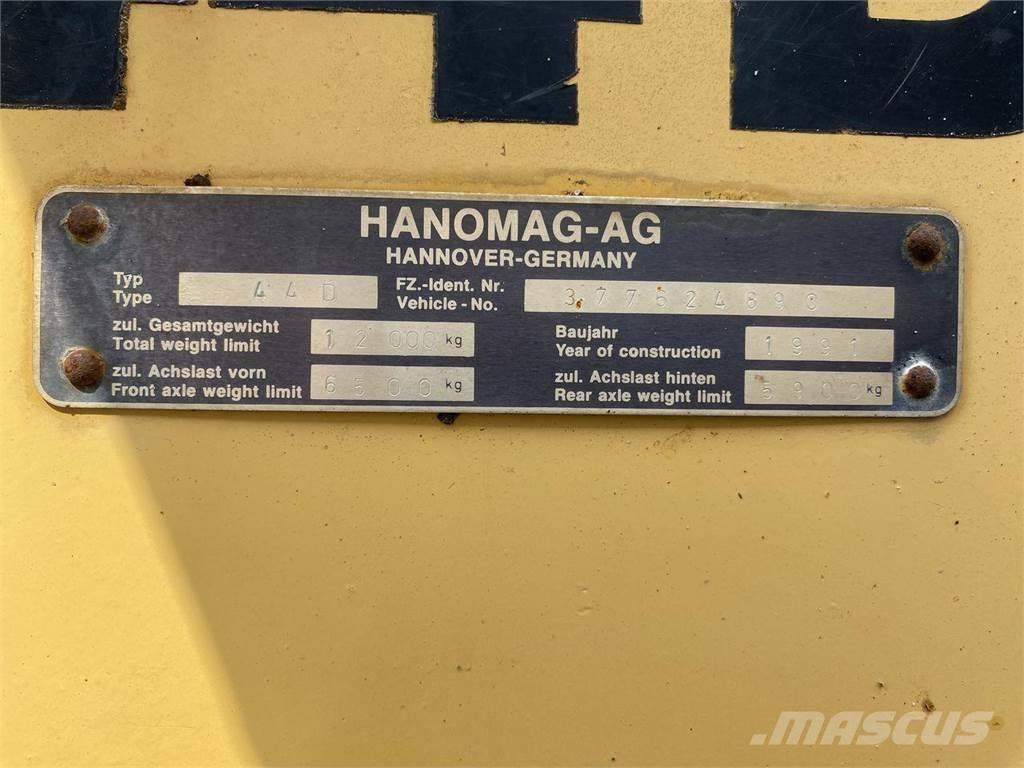 Hanomag 44D Læssemaskiner på hjul
