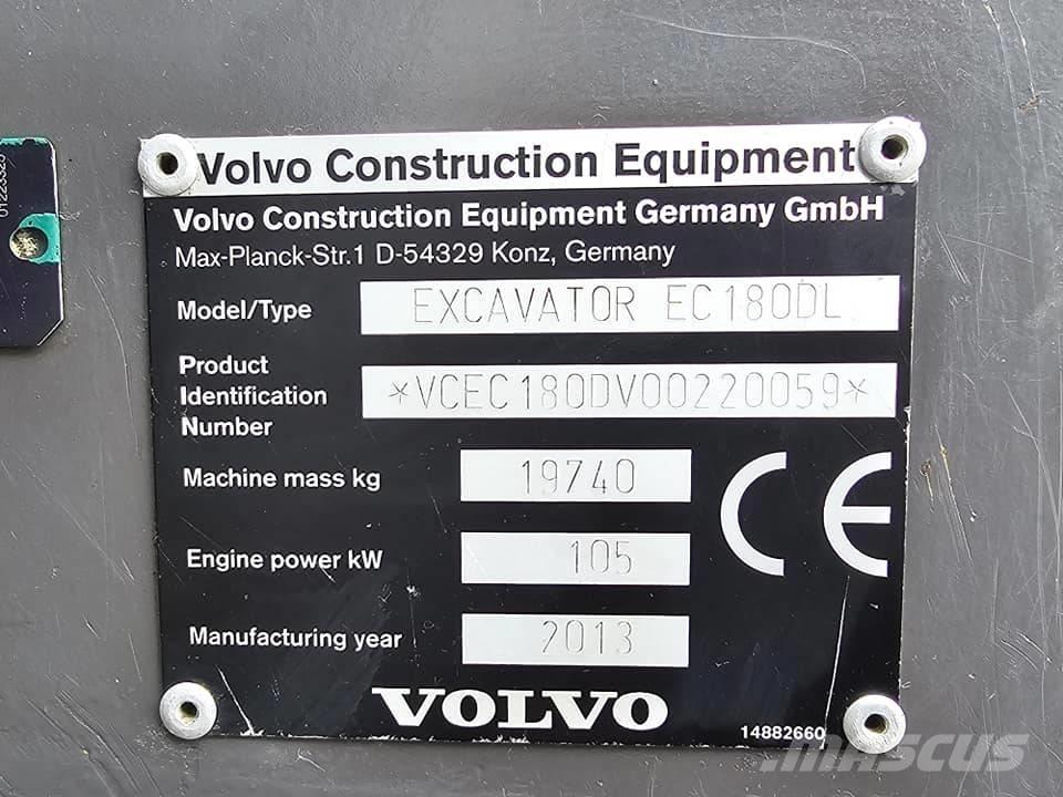 Volvo EC 180 C L Gravemaskiner på larvebånd