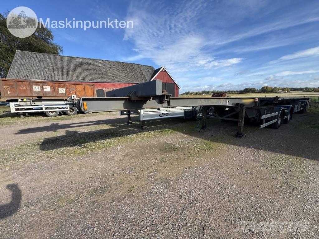 KT Tjörn Linktrailer Semi-trailer med containerramme