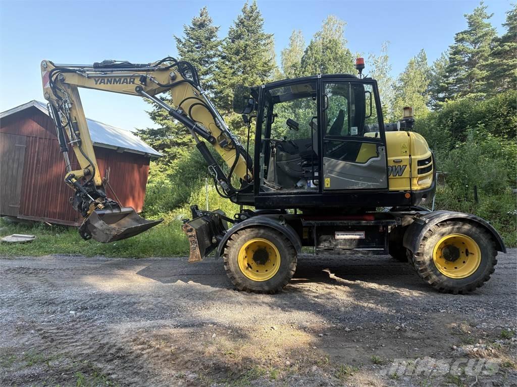 Yanmar B110W Gravemaskiner på hjul