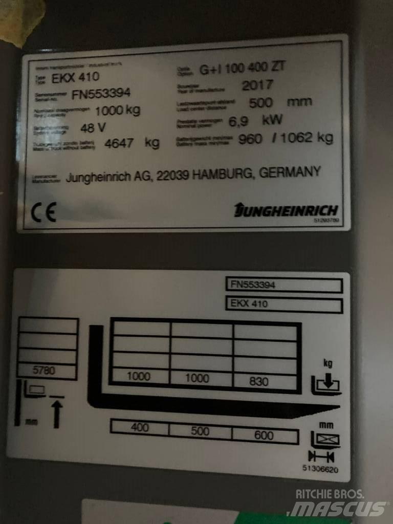 Jungheinrich EKX410 Smalgangstruck