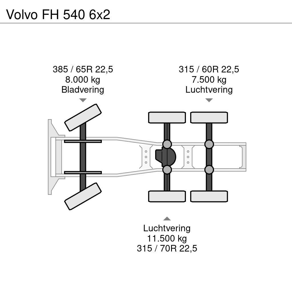 Volvo FH 540 6x2 Trækkere
