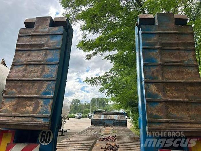 Nicolas B4037D Semi-trailer med lad/flatbed