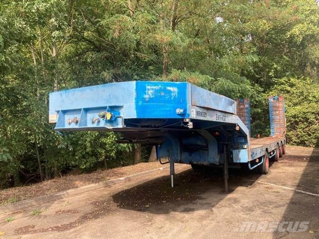 Nicolas B4037D Semi-trailer med lad/flatbed