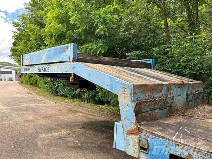 Nicolas B4037D Semi-trailer med lad/flatbed