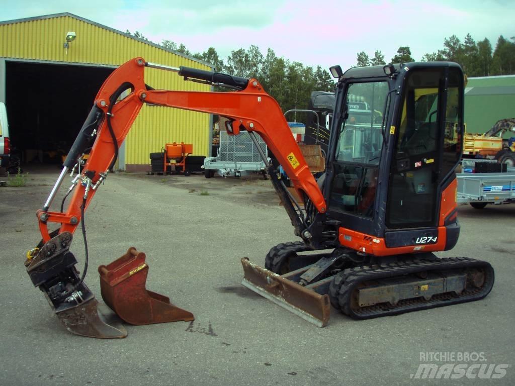 Kubota U 27-4 Minigravemaskiner