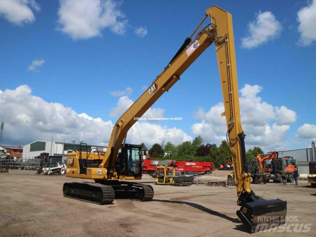 CAT 323 LR Gravemaskiner med lang gravebom