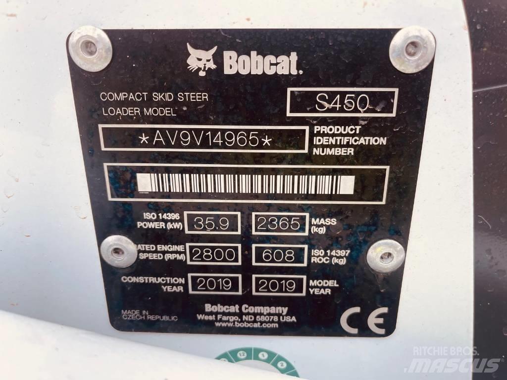 Bobcat S 450 Minilæsser - skridstyret