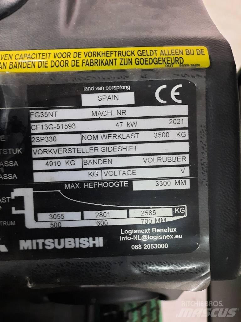 Mitsubishi FG35NT LPG gaffeltrucks