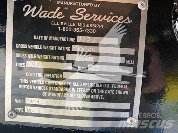 Wade FLAT BED Semi-trailer med lad/flatbed