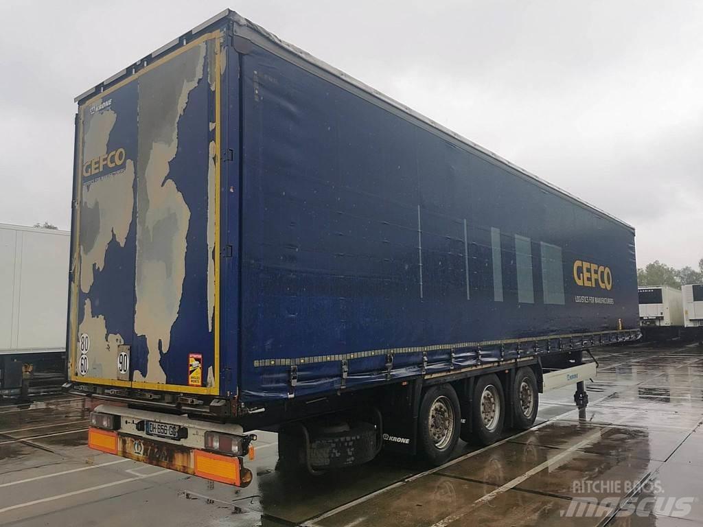 Krone SD Semi-trailer med Gardinsider