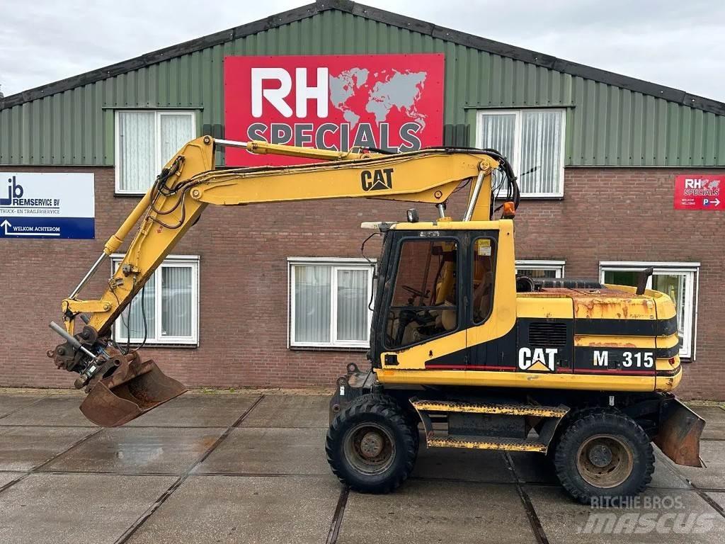 CAT M315 +ROTO CE Gravemaskiner på hjul