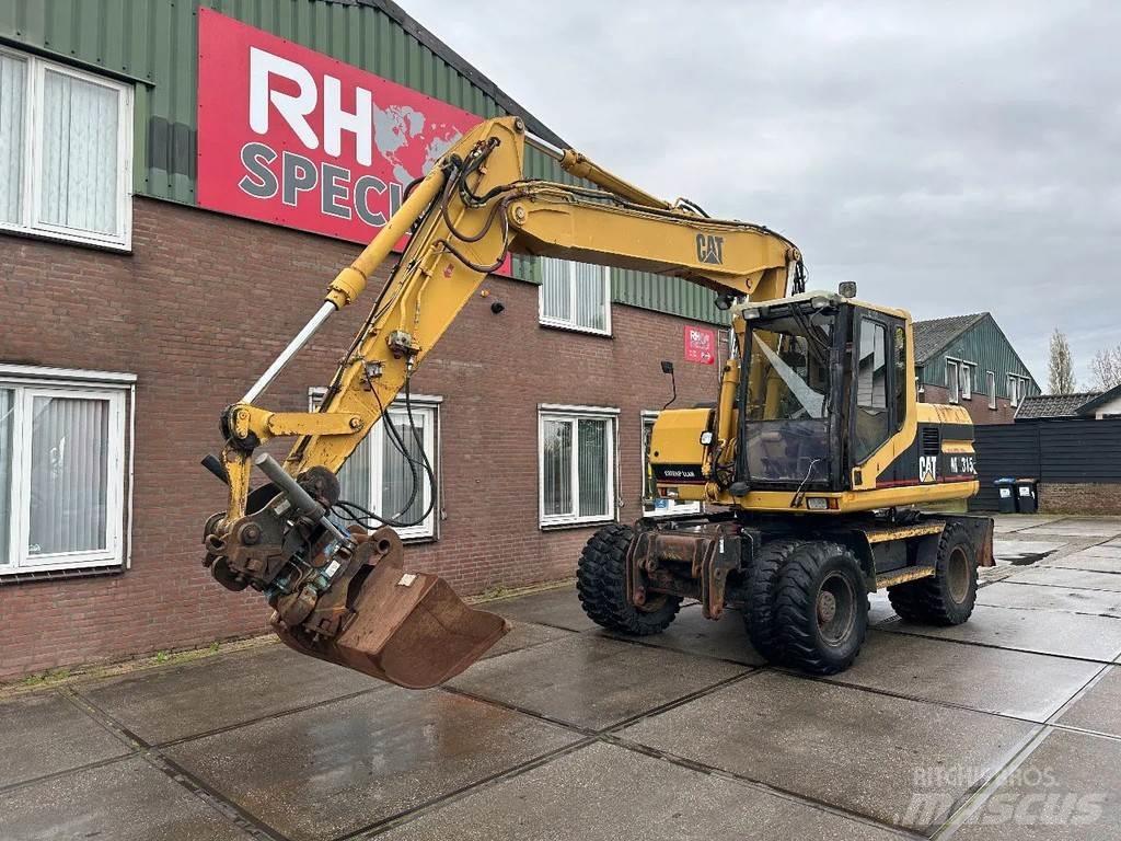 CAT M315 +ROTO CE Gravemaskiner på hjul