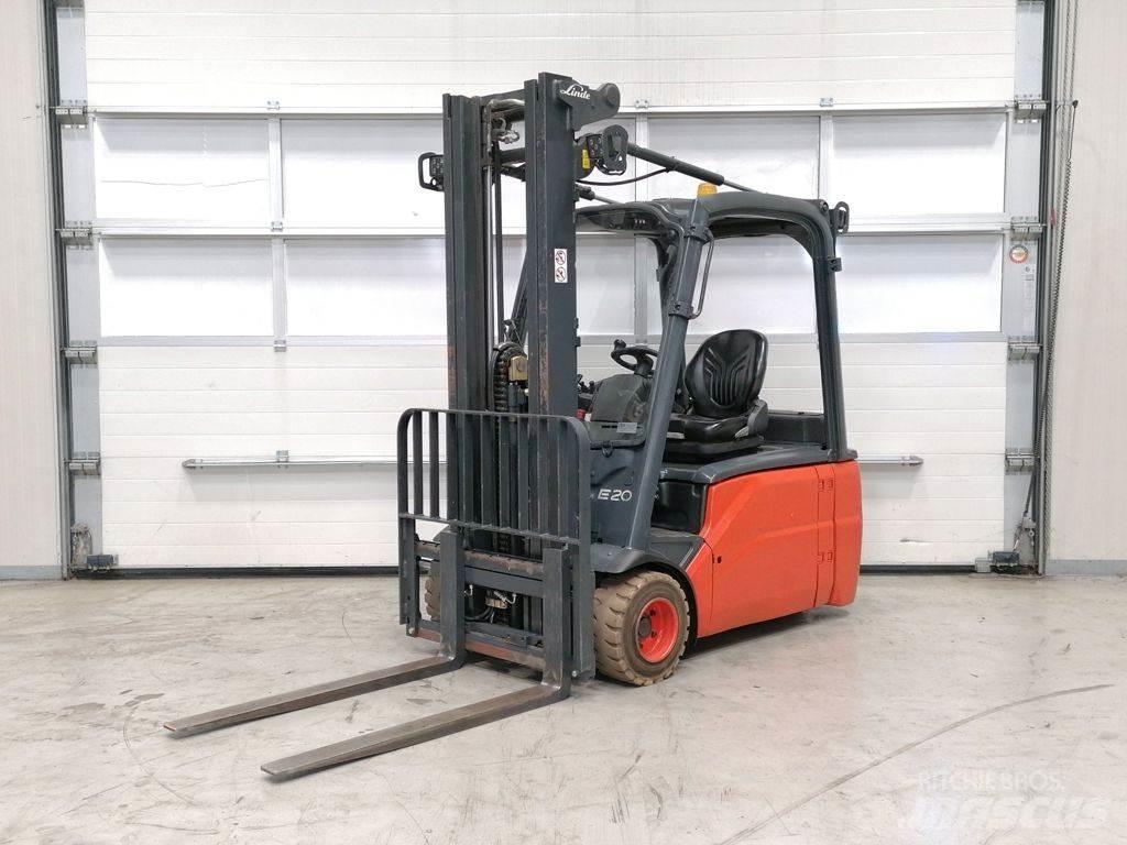 Linde E20L-01 El gaffeltrucks