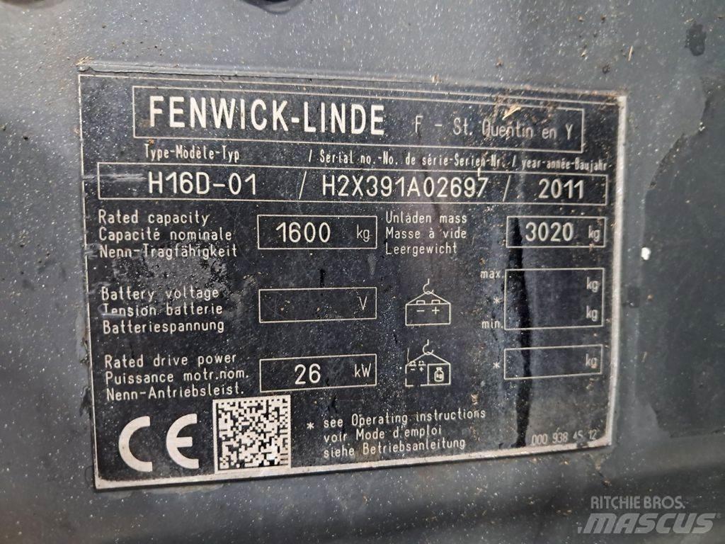 Linde H16D-01 Diesel gaffeltrucks