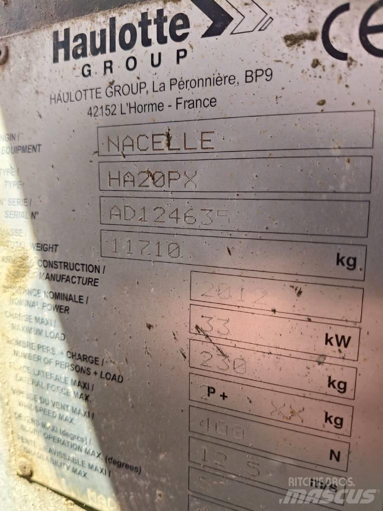 Haulotte HA 20 PX Bomlifte med knækarm