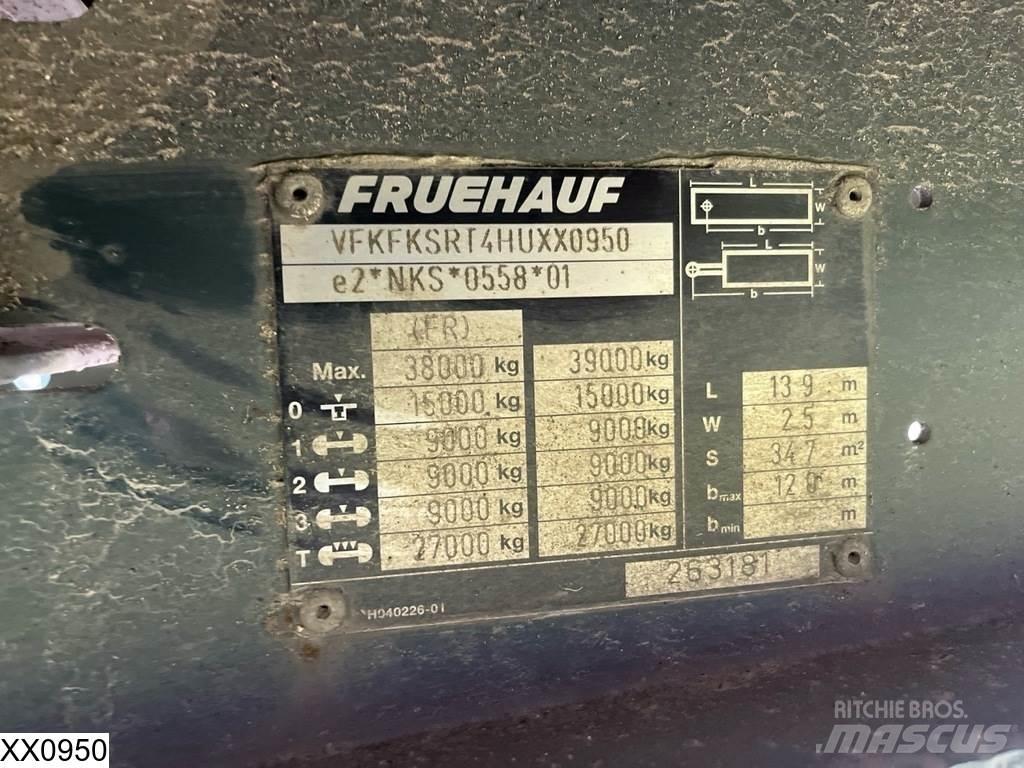 Fruehauf Tautliner Semi-trailer med Gardinsider