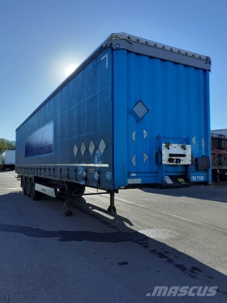 Krone Curtainsider Semi-trailer med Gardinsider