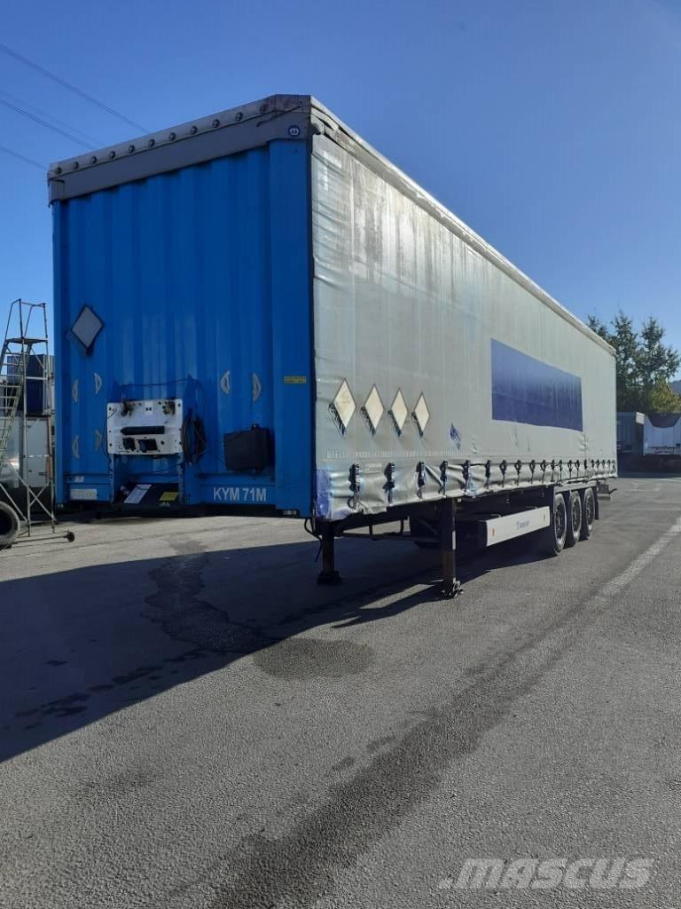 Krone Curtainsider Semi-trailer med Gardinsider
