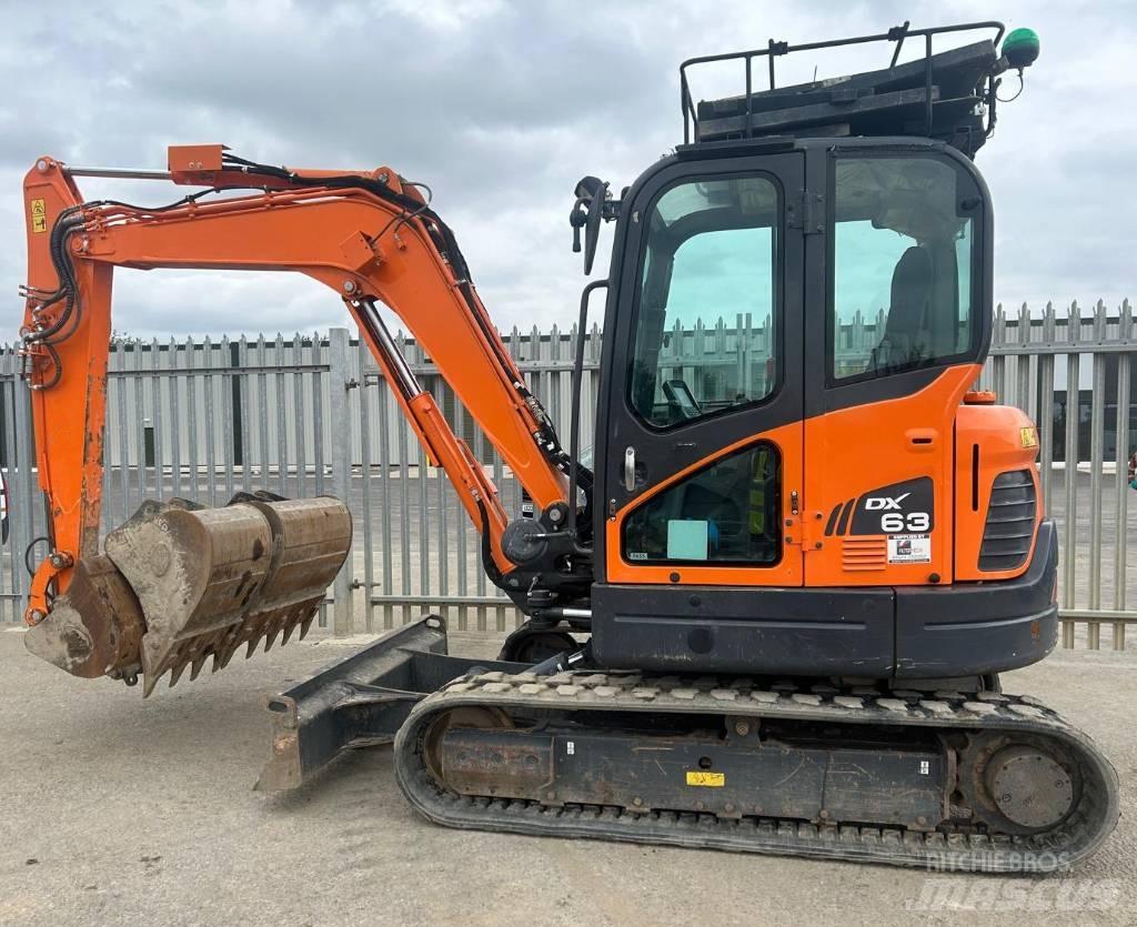 Doosan DX 63-3 Gravemaskiner på larvebånd