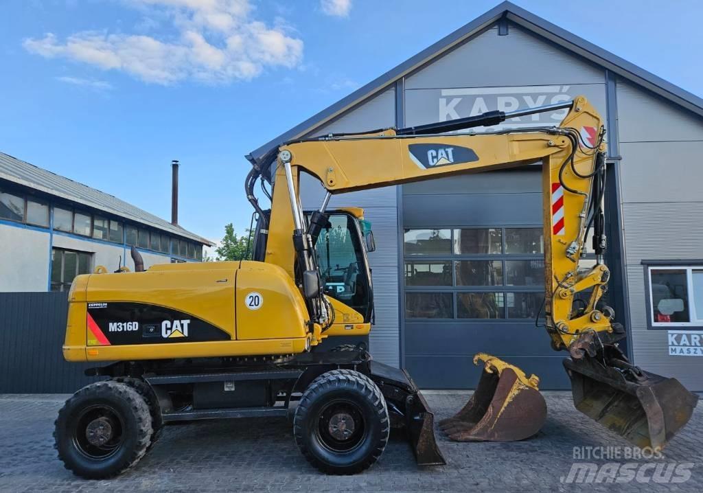 CAT 316D Gravemaskiner på hjul