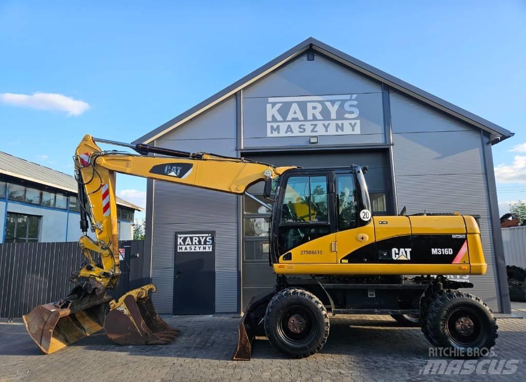 CAT 316D Gravemaskiner på hjul