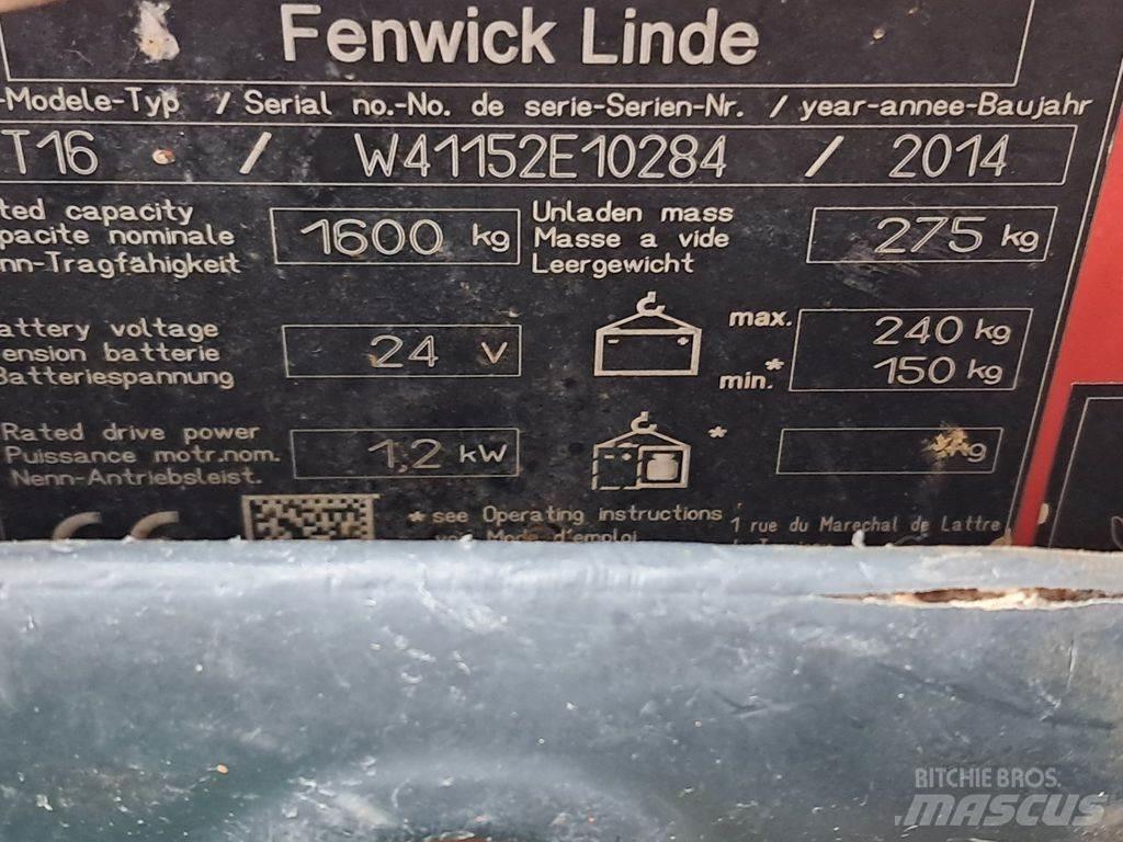 Linde T16 El-palleløftere