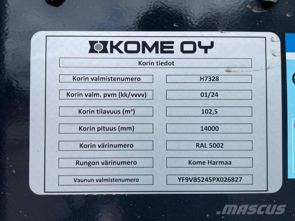 Kome BMPV-5i Anhænger til Flis