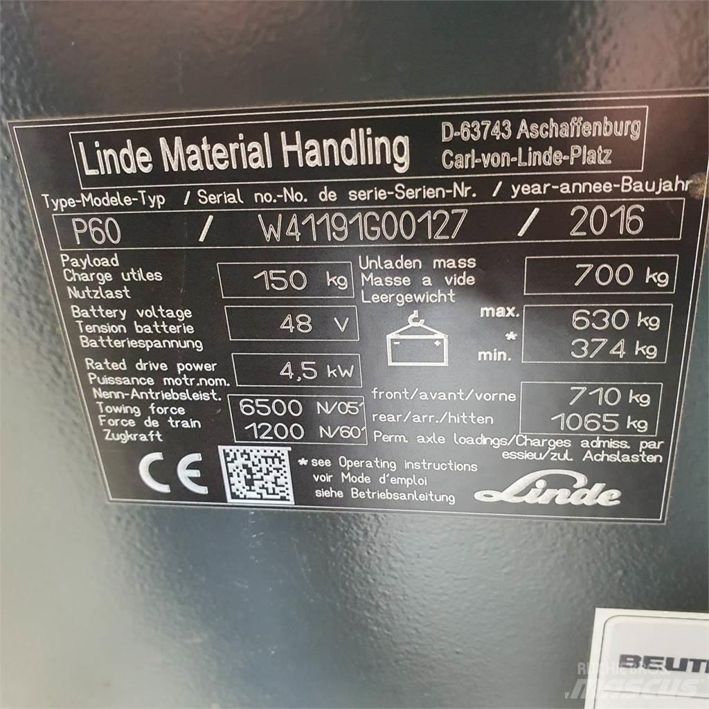Linde P60 Bugsertruck