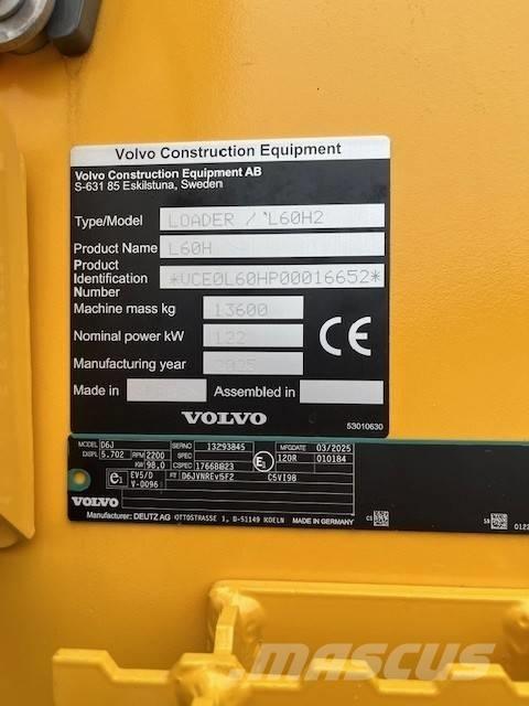 Volvo L 60 H Læssemaskiner på hjul