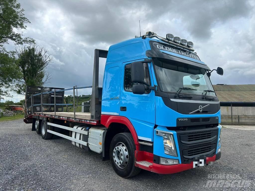 Volvo FM 11 330 Flatbed lastbiler med spil