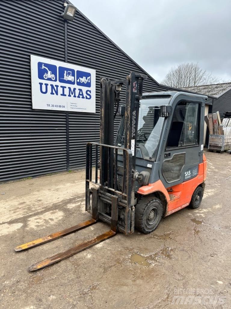 Toyota FG18 LPG gaffeltrucks