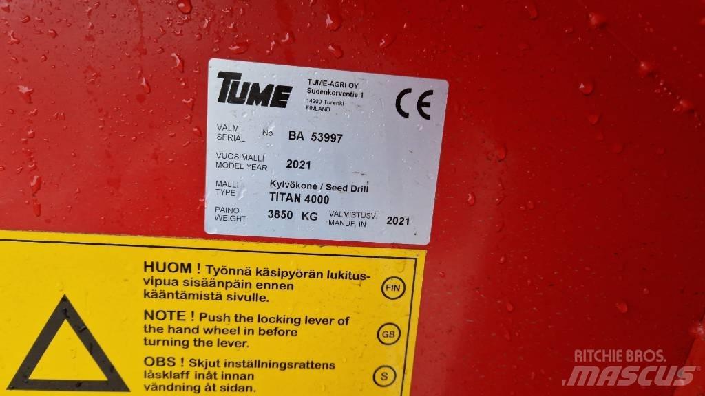 Tume Titan 4000 Kombi-såmaskiner