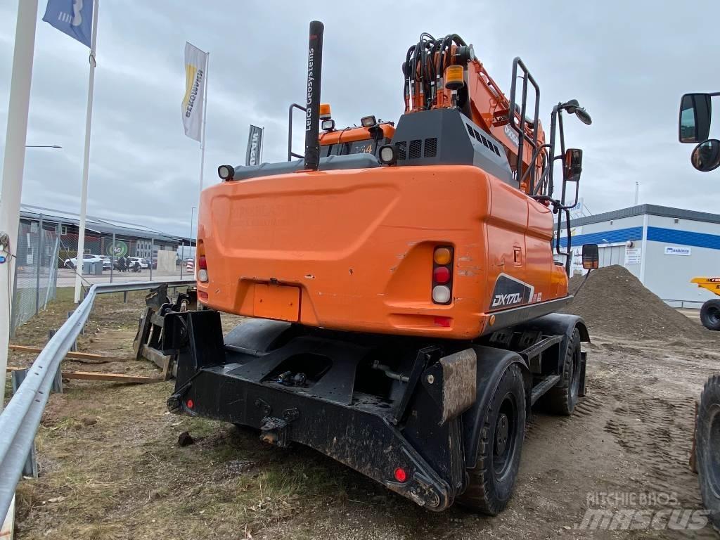 Doosan DX170W-5 Gravemaskiner på hjul