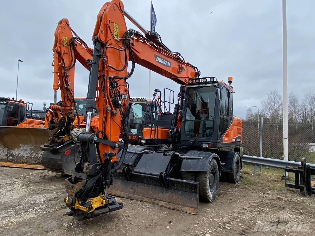 Doosan DX170W-5 Gravemaskiner på hjul