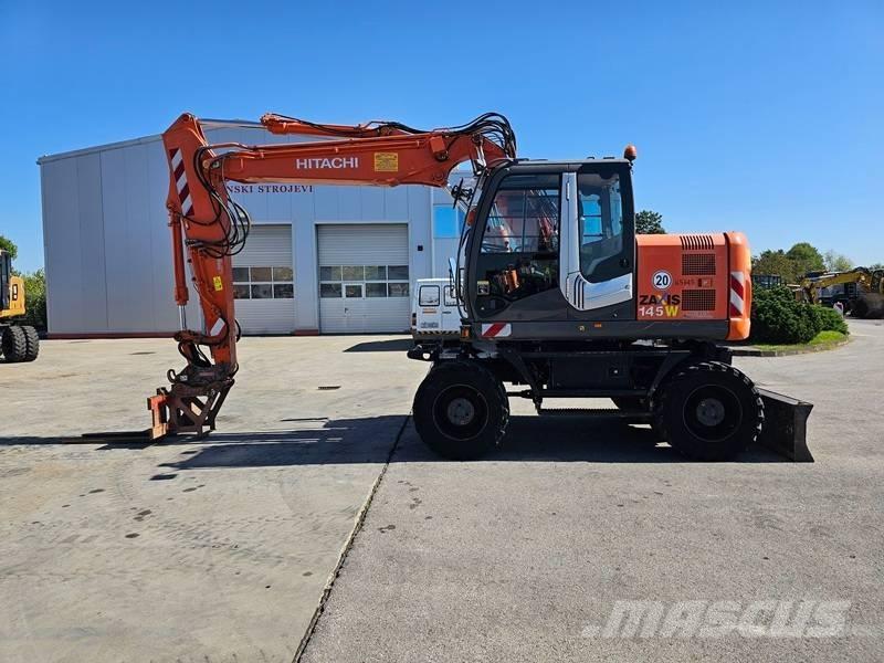 Hitachi ZX 145 W-3 Gravemaskiner på hjul