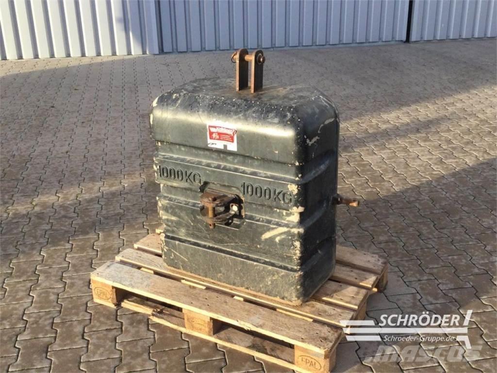  1000 KG Andet tilbehør til traktorer