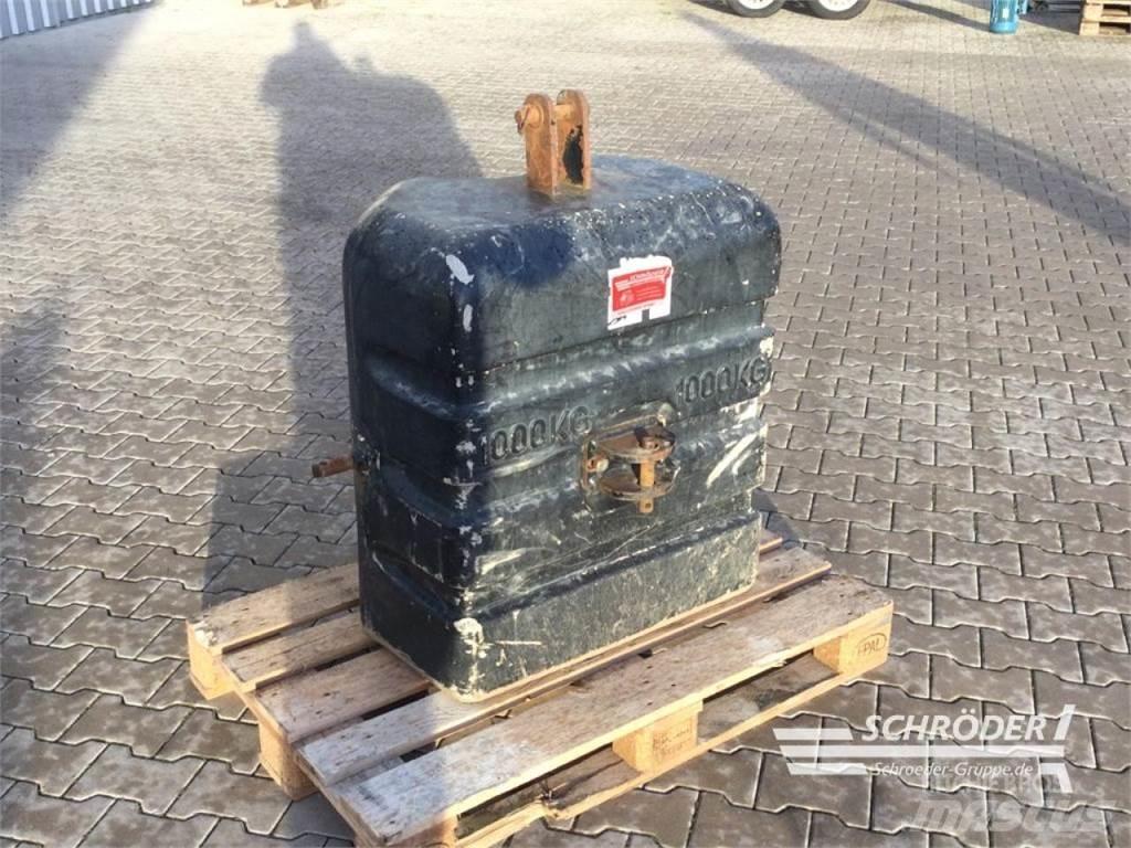  1000 KG Andet tilbehør til traktorer