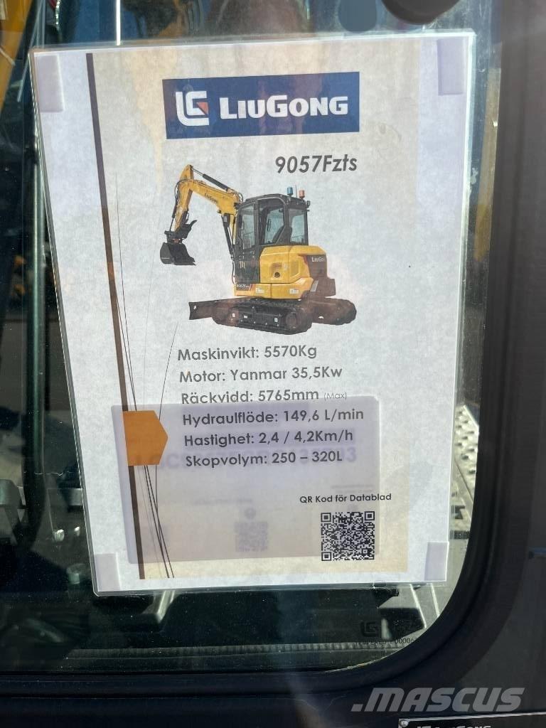 LiuGong 9057 FZTS Minigravemaskiner
