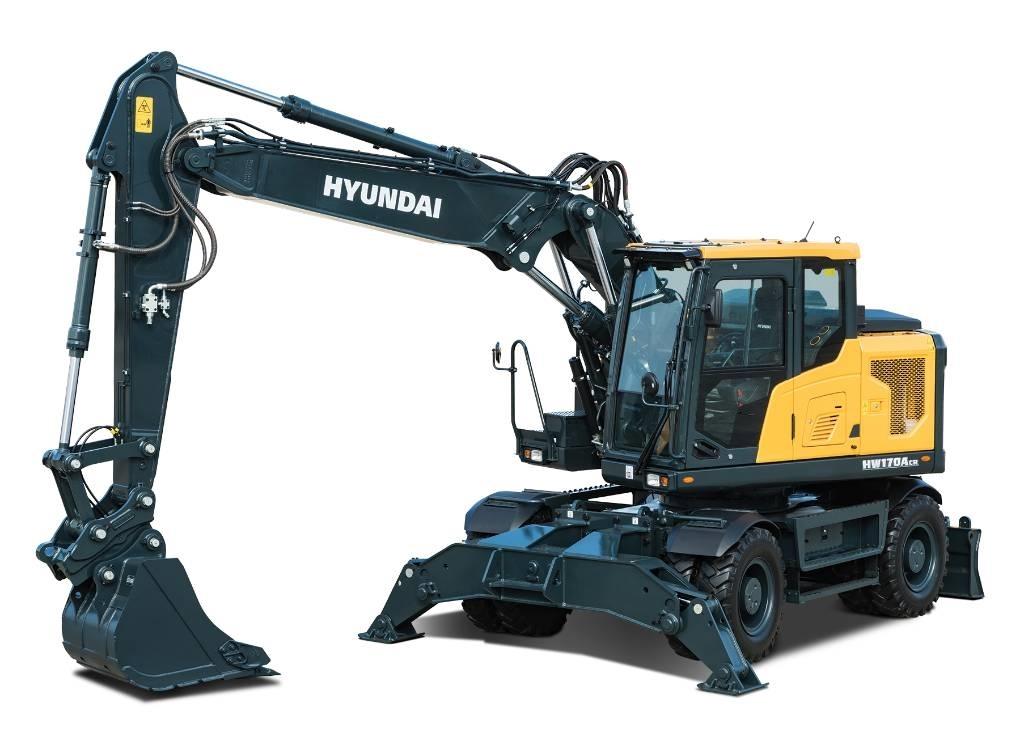 Hyundai HW 170 ACR Gravemaskiner på hjul
