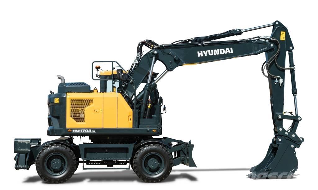 Hyundai HW 170 ACR Gravemaskiner på hjul