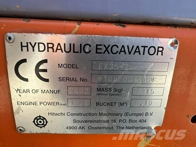 Hitachi EX 35-2 Minigravemaskiner