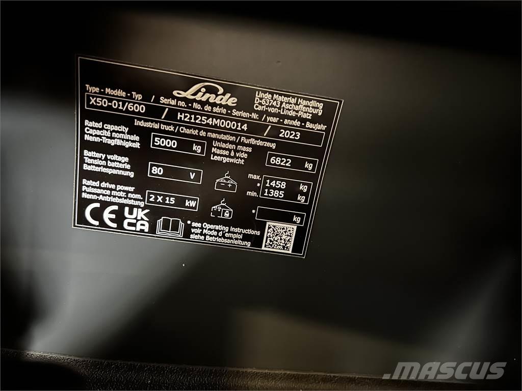 Linde X50 El gaffeltrucks