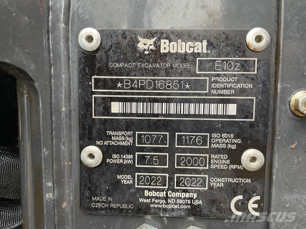 Bobcat E 10z Minigravemaskiner