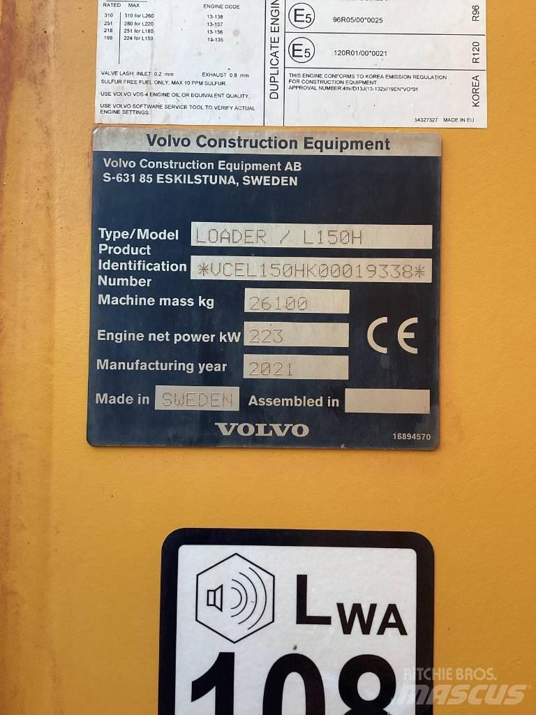 Volvo L 150 H Læssemaskiner på hjul