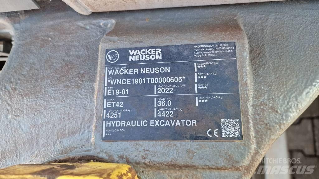 Wacker Neuson ET42 Gravemaskiner på larvebånd