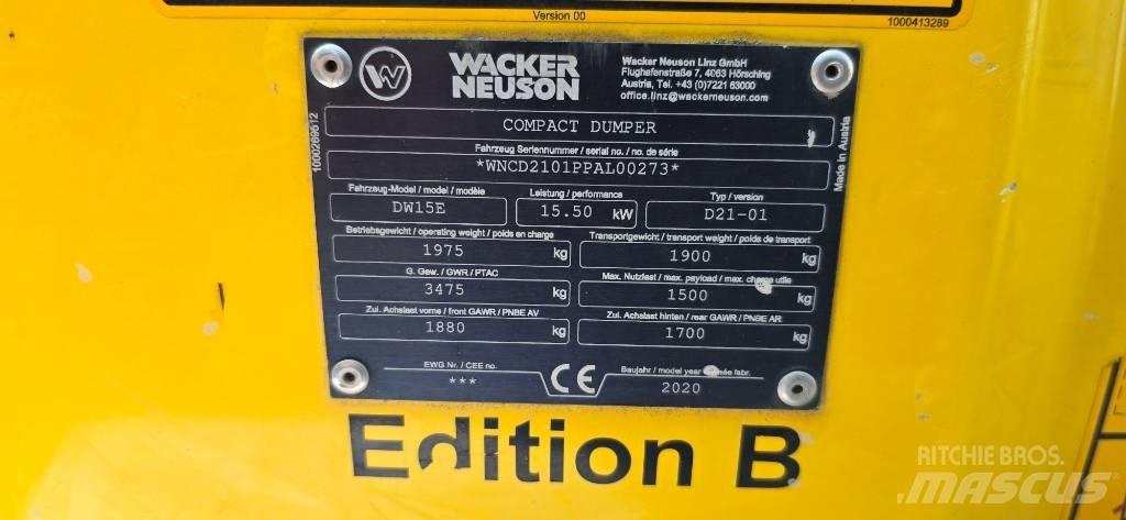 Wacker Neuson DW15e Dumpere