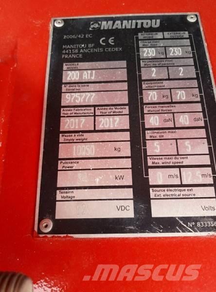 Manitou 200ATJ  RC Bomlifte med knækarm