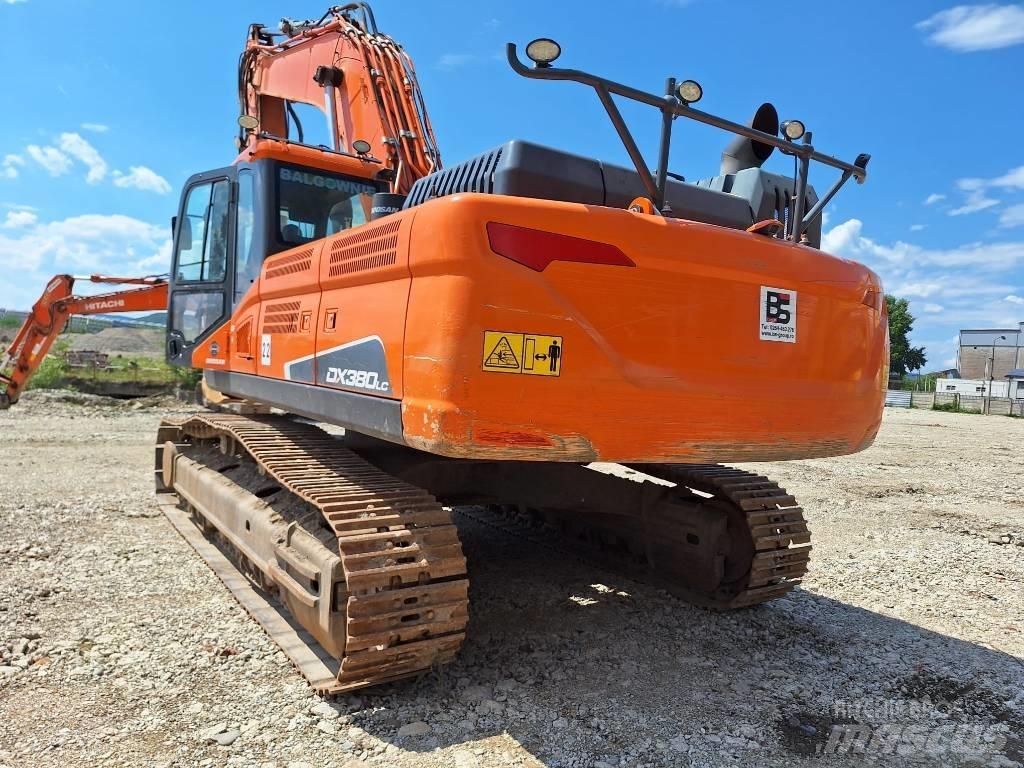 Doosan DX 380 Gravemaskiner på larvebånd