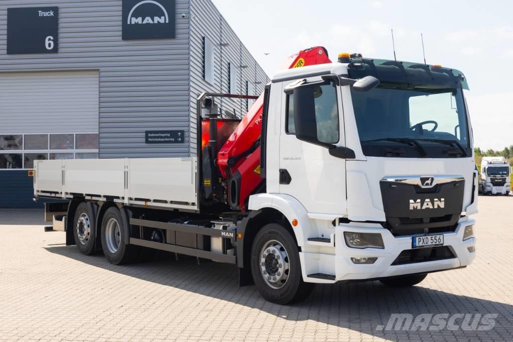 MAN TGM 26.320 6x2-4 Lastbil med kran